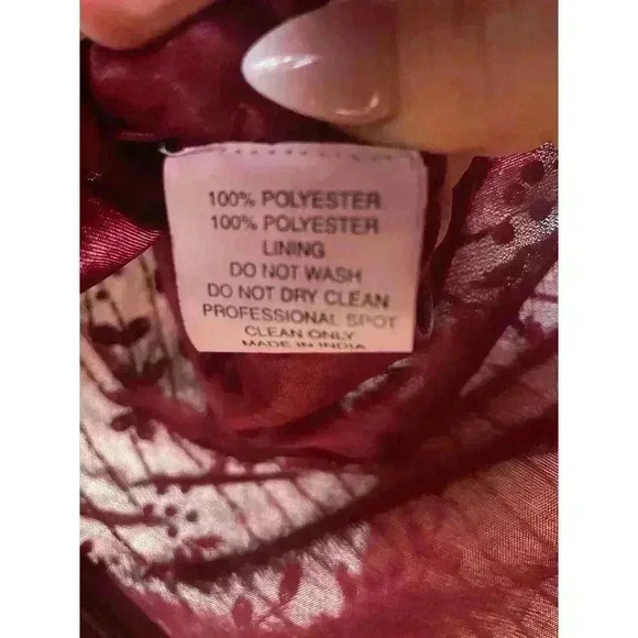 Mac Duggal 5940 Burgundy Red Black Evening Gown Dress Plus 20W - Picture 8 of 13